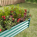 Metal Raised Garden Bed, Rectangle Raised Planter 4×2×1ft by HouseOfZazla