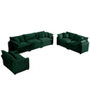 Elegant Oversized Sectional Sofa Set With Deep Seats And Flexible Layout by HouseOfZazla
