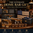 AR15 Whiskey Gun Decanter Flag Set - 1000ml Rifle & Pistol Set