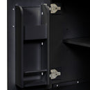 Bathroom Vanity Combo With Ceramic Sink, Luxurious Space-Saving Vanity, 2 Soft Close Doors by HouseOfZazla