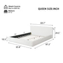 Soft and Comfortable Upholstered Bed – Queen Size