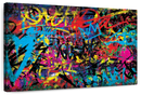 Abstract Graffiti Wall Art