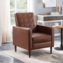 Mid-Century Modern Recliner With Button Tufted Waffle Stitch by HouseOfZazla