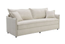 Elisea - Sleeper Sectional Sofa With 2 Toss Pillows - Beige by Unique Piece Furniture