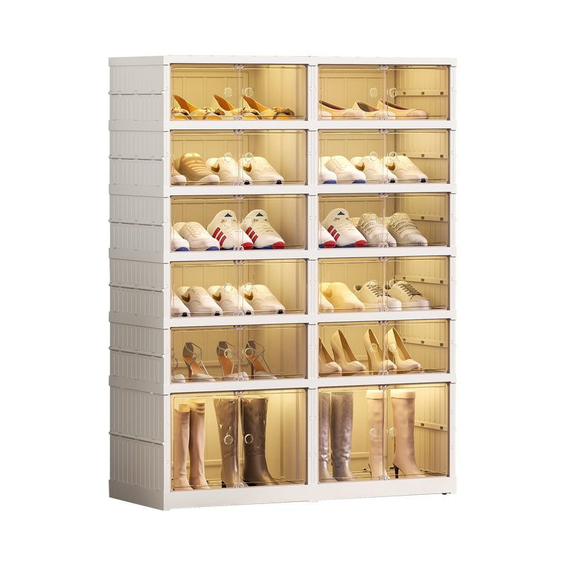 Walker Edison | Portable Shoe Rack Organizer