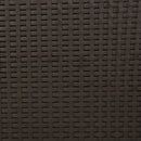 67.7" Outdoor 3-Seater Faux Wicker Rattan Style Sofa with Water Resistant Cushions, Brown / Mix Beige