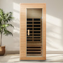 Hemlock Wood One-Person Indoor Sauna Room