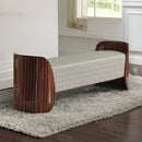 Jamonica - Bench - Gray & Dark Brown by Unique Piece Furniture
