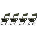 Folding Outdoor Chairs With Storage Bag, Portable Chair For Indoor, Outdoor Camping, Picnics And Fishing by HouseOfZazla