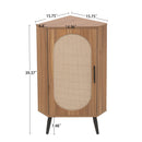 Freestanding Corner Corner Cabinet For Living Room by HouseOfZazla