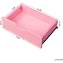 4 -Layer Salon Storage Cabinet,Beauty Barber Salon Styling Station Organizer Equipment,Hair Stylist Station Set with 2 Hair Dryer Holders,4 Drawers and Raised Table Legs