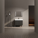 Freestanding Bathroom Vanity With Resin Sink And Storage Cabinet by HouseOfZazla