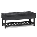 Cosmopolitan - Storage Ottoman Bench With Open Bottom by Unique Piece Furniture