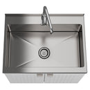 Murphy - Laundry Cabinet & Faucet And Stainless Steel Sink by Unique Piece Furniture