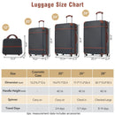 Hardshell Luggage Sets 4 Pieces 20" / 24" / 28" Luggages And Cosmetic Case Spinner Suitcase With Tsa Lock Lightweight by HouseOfZazla
