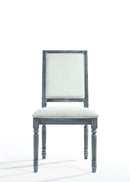 Leventis - Weathered Side Chair - Cream / Gray by HouseOfZazla
