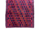 2' 10" X 4'8" Vintage Handmade Tribal Wool Rug Balouchi Rug Afghan Rug Red Beige
