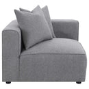 Amherst - Modular Sectional With Cushions - Gray by HouseOfZazla