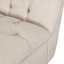 Chaise Lounge With Button Tufted Diamond Stitch by HouseOfZazla