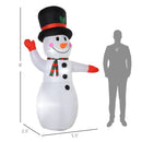 Christmas Inflatables Outdoor Decorations Snowman