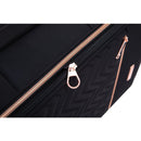 4-Piece Set (16/20/24/28), Softshell Suitcase Spinner Wheels Terylene Luggage Sets Carry On Suitcase Luggage Lightweight Durable Suitcase Black