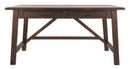 Baldridge - Home Office Large Leg Desk - Rustic Brown