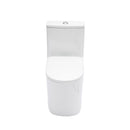 1 Piece Toilet For Bathroom, Soft Closing Seat, Dual Flush 1.1 / 1.6 Gpf - White by HouseOfZazla
