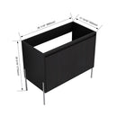 Freestanding Bathroom Vanity & Soft Close Cabinet Doors by HouseOfZazla