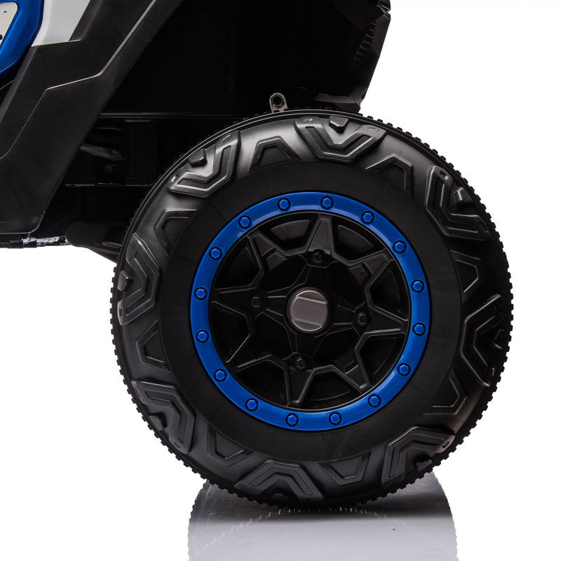 24V Ride On XXL UTV car for kid,2seater with two safety belts, Side by Side 4x4 Ride on Off-Road Truck with Parent Remote Control, Battery Powered Electric Car w/High Low Speed, two safety belts.