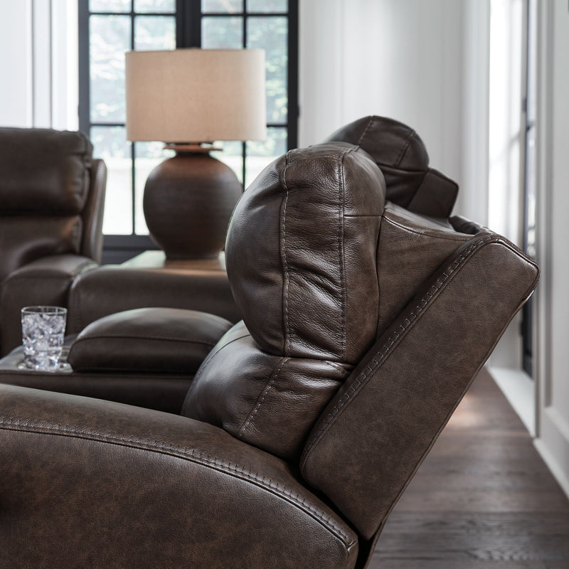 Crossplex - Power Reclining Loveseat / Console / Adjustable Headrest - Smoke, photo 5 of 7