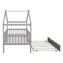 Creativity House Bed With Twin Size Trundle by HouseOfZazla