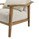 Reagan - Arm Accent Chair With Lumbar Pillow by HouseOfZazla