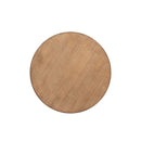 Carmel - Round Side Table - Antique Brown by HouseOfZazla