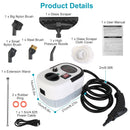2500W Handheld Steamer Cleaner Multifunctional Little Steamer Powerful High Temp Steam Clean Machine for Cleaning Car Detailing Couch Floor Tile Micro