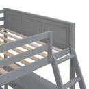 Full Over Full Bunk Bed With Desk