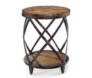 Pinebrook - Round Accent Table - Distressed Natural Pine