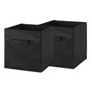 Storage Bin Non-Woven Fabric Cube Organizer with Handle by LJGDeals