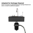 Pull-out Faucet Single Bowl Sink - 30"x18"