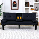 Sofa Bed With Foldable Design And Cup Holder