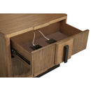 Moraga - 2 Drawer Nightstand - Ash Brown by HouseOfZazla