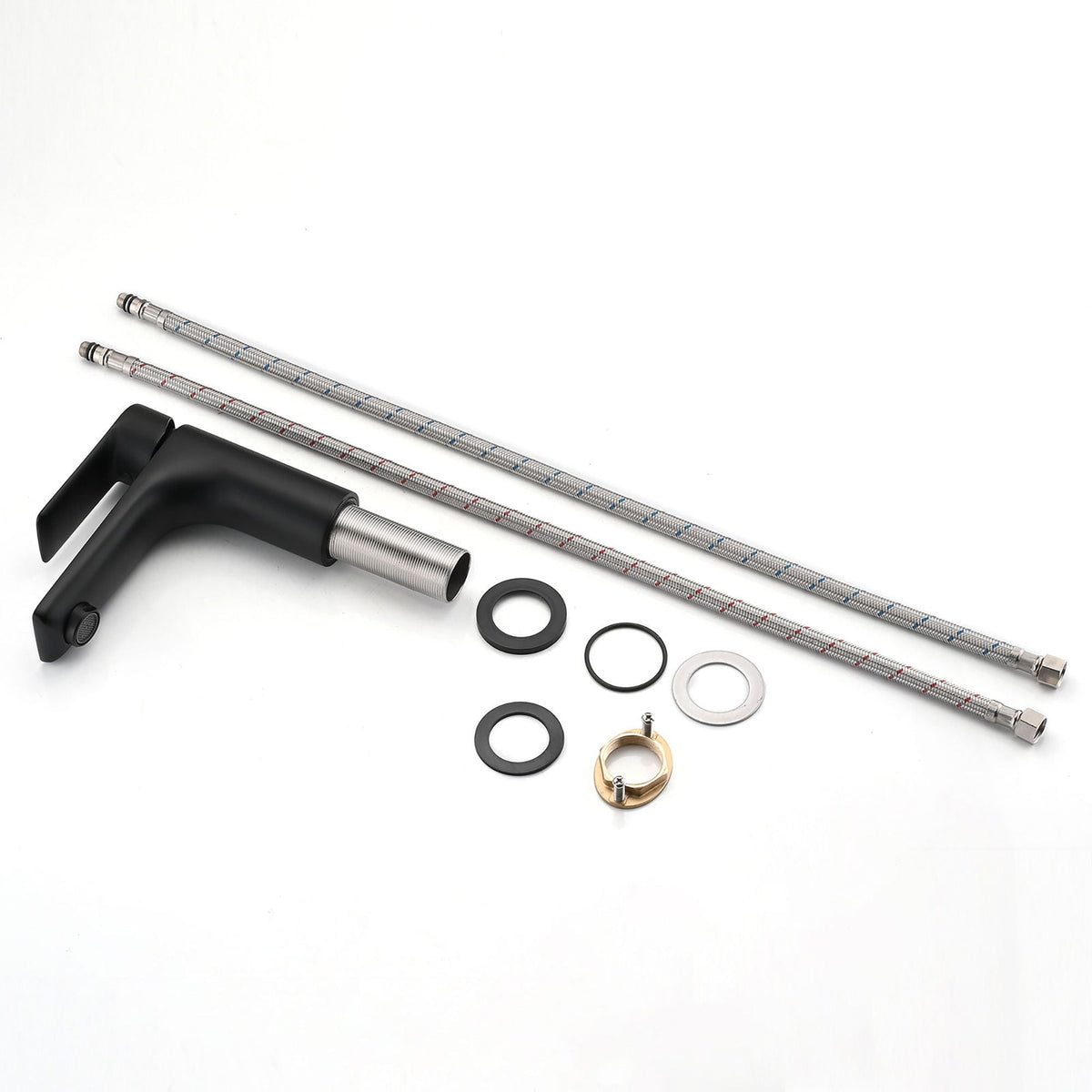 Modern Bathroom Sink Faucet Single Handle Brass Countertop Mount, photo 6 of 15