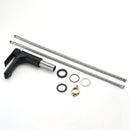 Modern Bathroom Sink Faucet Single Handle Brass Countertop Mount