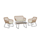Antibes - 4 Piece Outdoor Conversation Set by HouseOfZazla