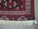 7' X 10' Antique Handmade Yamud Turkoman Wool Rug Excellent