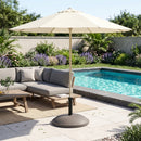 Ander Outdoor 68-Pound Round Umbrella Base - Brown by HouseOfZazla