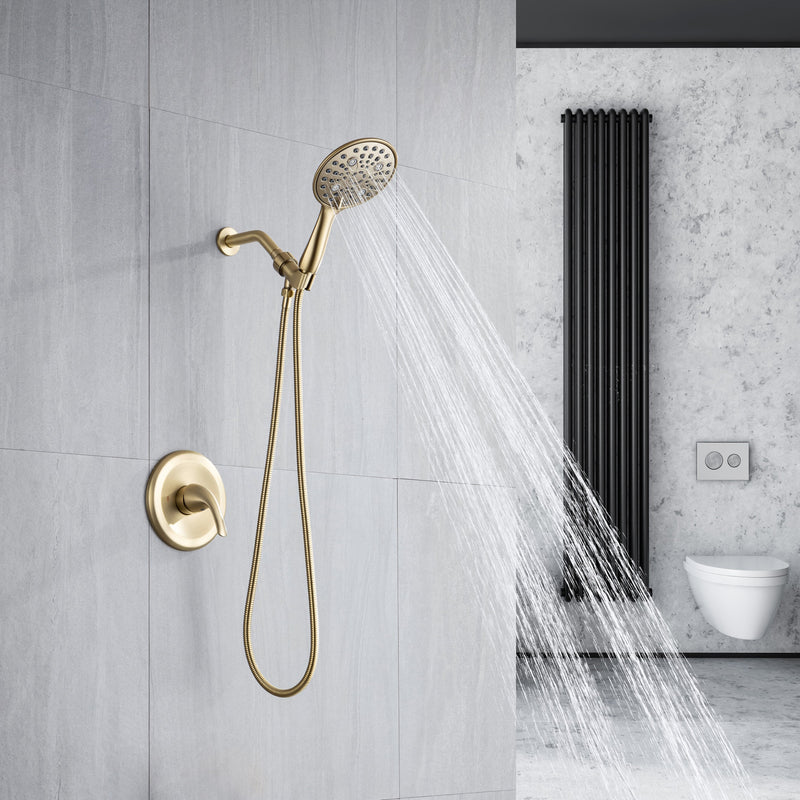 6 In. Detachable Handheld Shower Head Shower Faucet Shower System