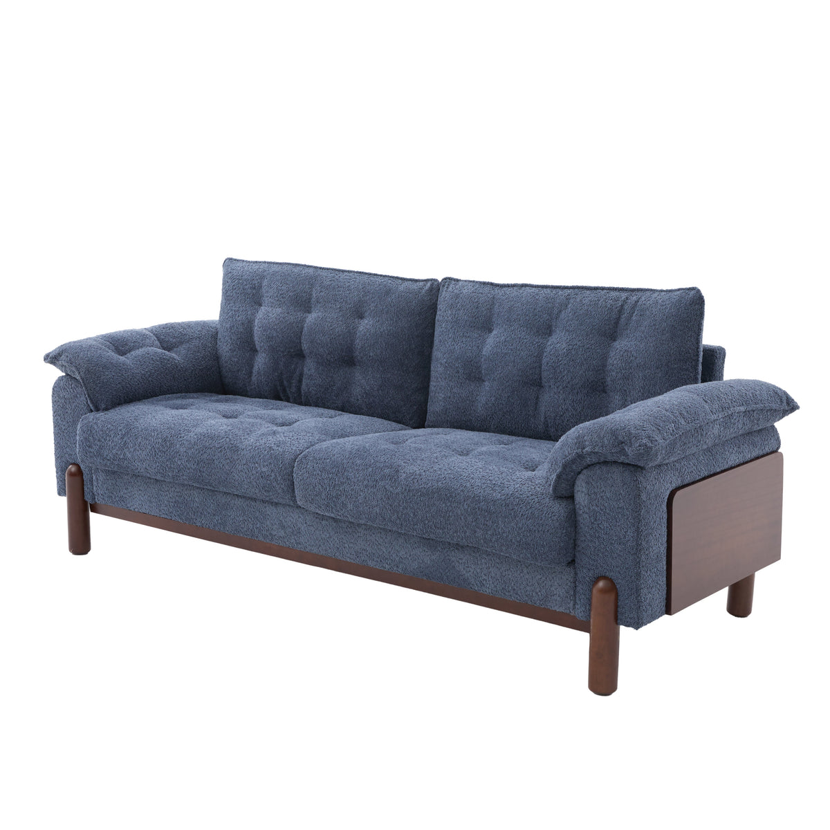 83.5 in. 3 Seater Modern Boucle Upholstered Sofa, photo 2 of 10