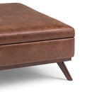Owen - Multifunctional Square Coffee Table Storage Ottoman by HouseOfZazla