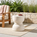U_Style Outdoor Concrete Side Table by HouseOfZazla
