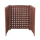 3 Panel Outdoor Air Conditioner Fence Screen by HouseOfZazla